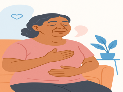 Manos sosteniendo un corazón dibujado