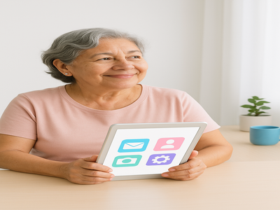 Manos sosteniendo un corazón dibujado